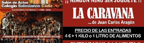 Actuación de "La Caravana". Juan Carlos Aragón vuelve a Cádiz