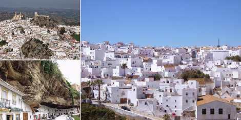 Los 25 pueblos más bonitos de España: Vejer, Olvera y Setenil de las Bodegas