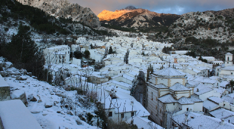 Nieve en Grazalema, Sierra de Cadiz 2018