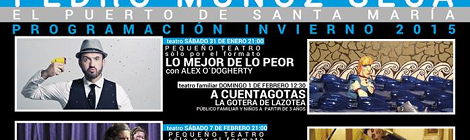 Programacion Invierno 2015 Teatro Pedro Muñoz Seca del Puerto de Santa María