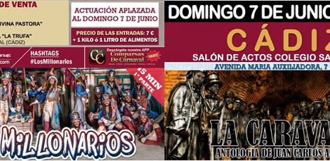 Concierto de Los Millonarios y La Caravana de Juan Carlos Aragón en Cádiz