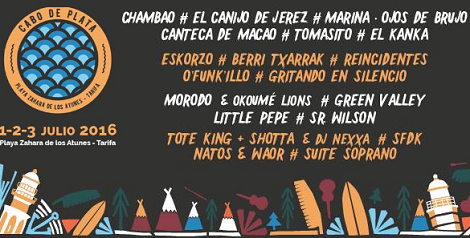 Festival Cabo de Plata de Zahara de los Atunes 2016: Fecha, Artistas y Entradas