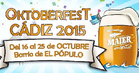 Oktoberfest barrio del Pópulo, Cádiz 2015