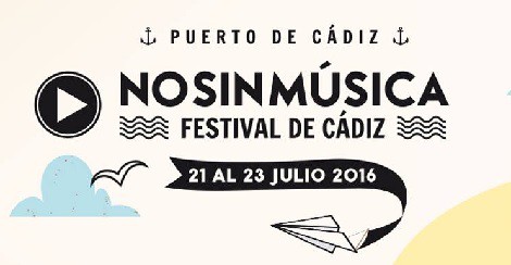 No sin Música Festival Cádiz 2016: Artistas confirmados