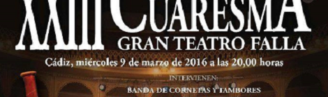 XXIII Concierto de Cuaresma Cádiz 2016