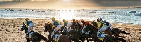 Carreras de caballos playa de Sanlúcar de Barrameda 2017