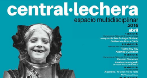 Programación Sala Central Lechera de Cádiz Primavera 2016