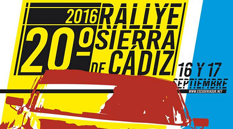 XX Rallye Sierra de Cádiz 2016