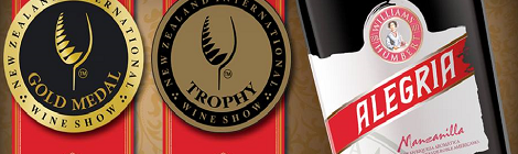 Manzanilla 'Alegría' Medalla de Oro del New Zealand International Wine Show 2016