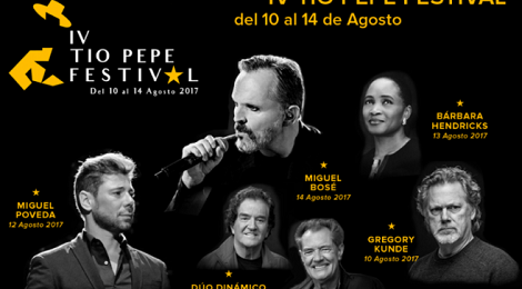 IV Tío Pepe Festival 2017: Conciertos de Miguel Poveda y Miguel Bosé